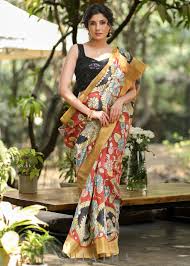 Pen Kalamkari Sarees